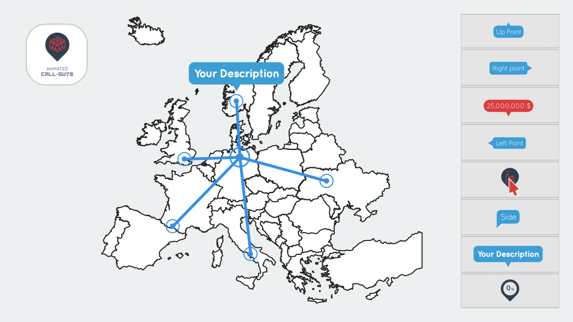 Europe Map Toolkit Videohive 27476604 After Effects Image 6