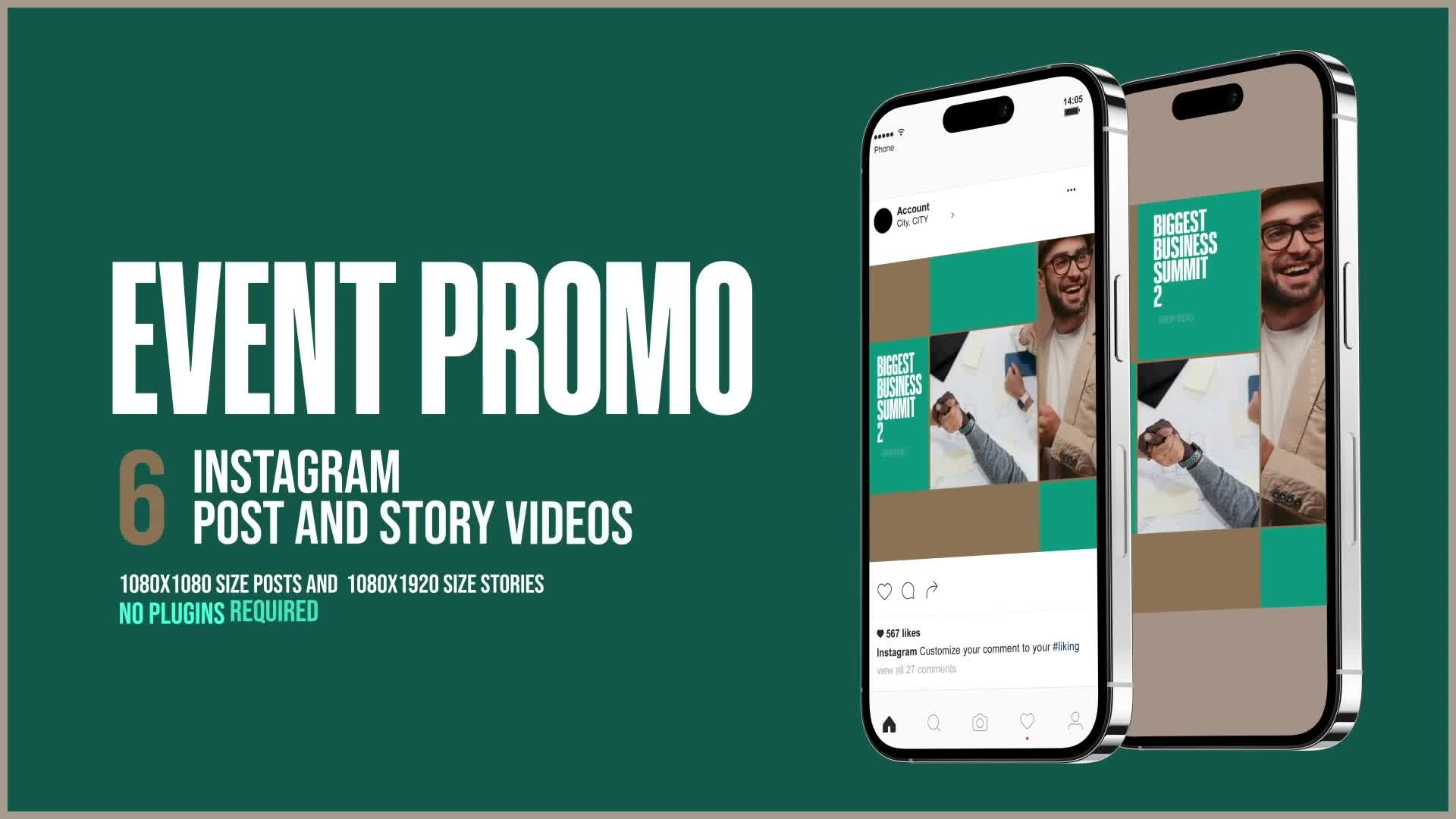 Event Promo | Instagram Posts and Stories Promo Videohive 40018083 After Effects Image 1