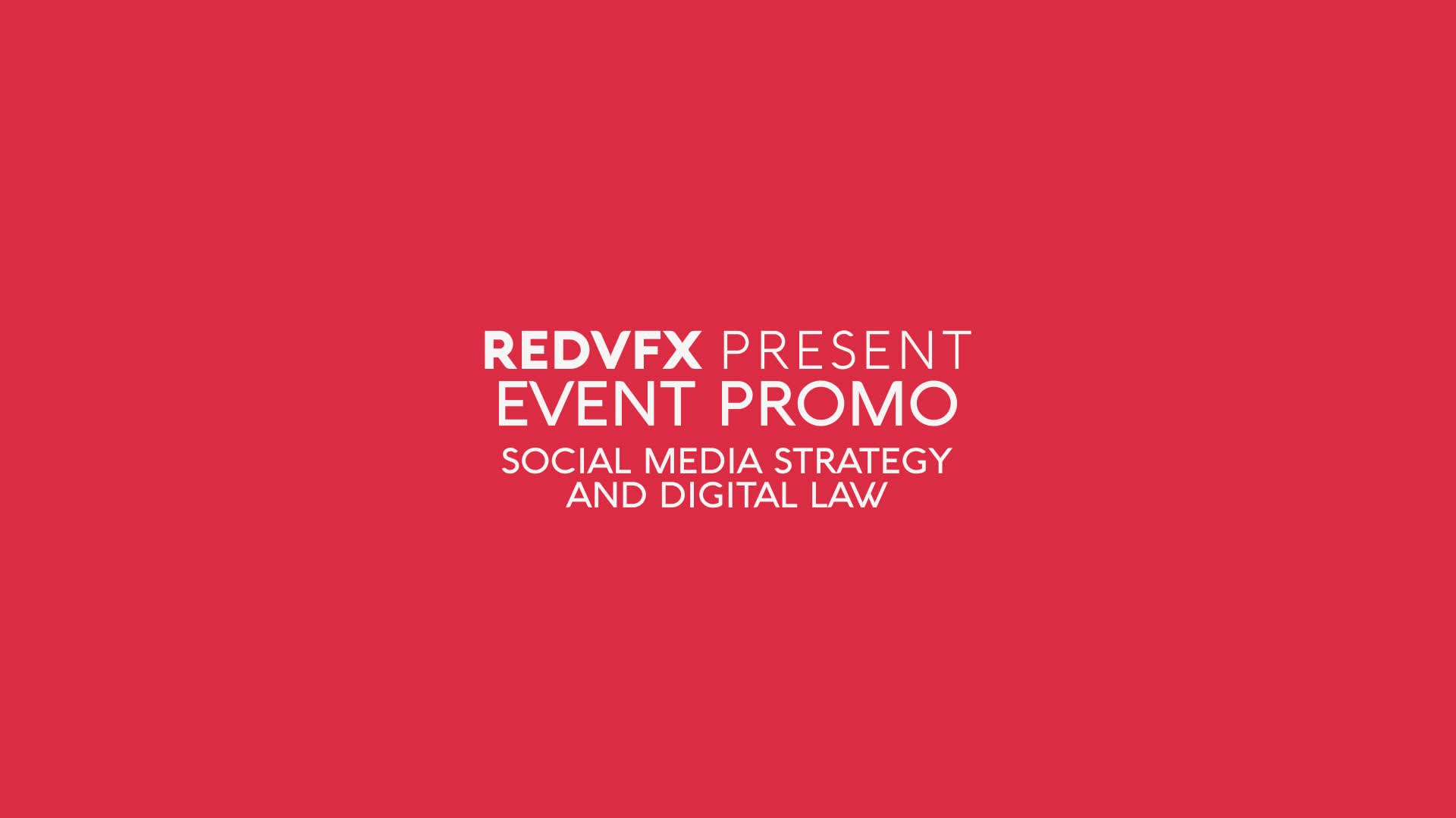 Event Promo // Social Media Strategy and Digital Law Videohive 32668414 After Effects Image 1