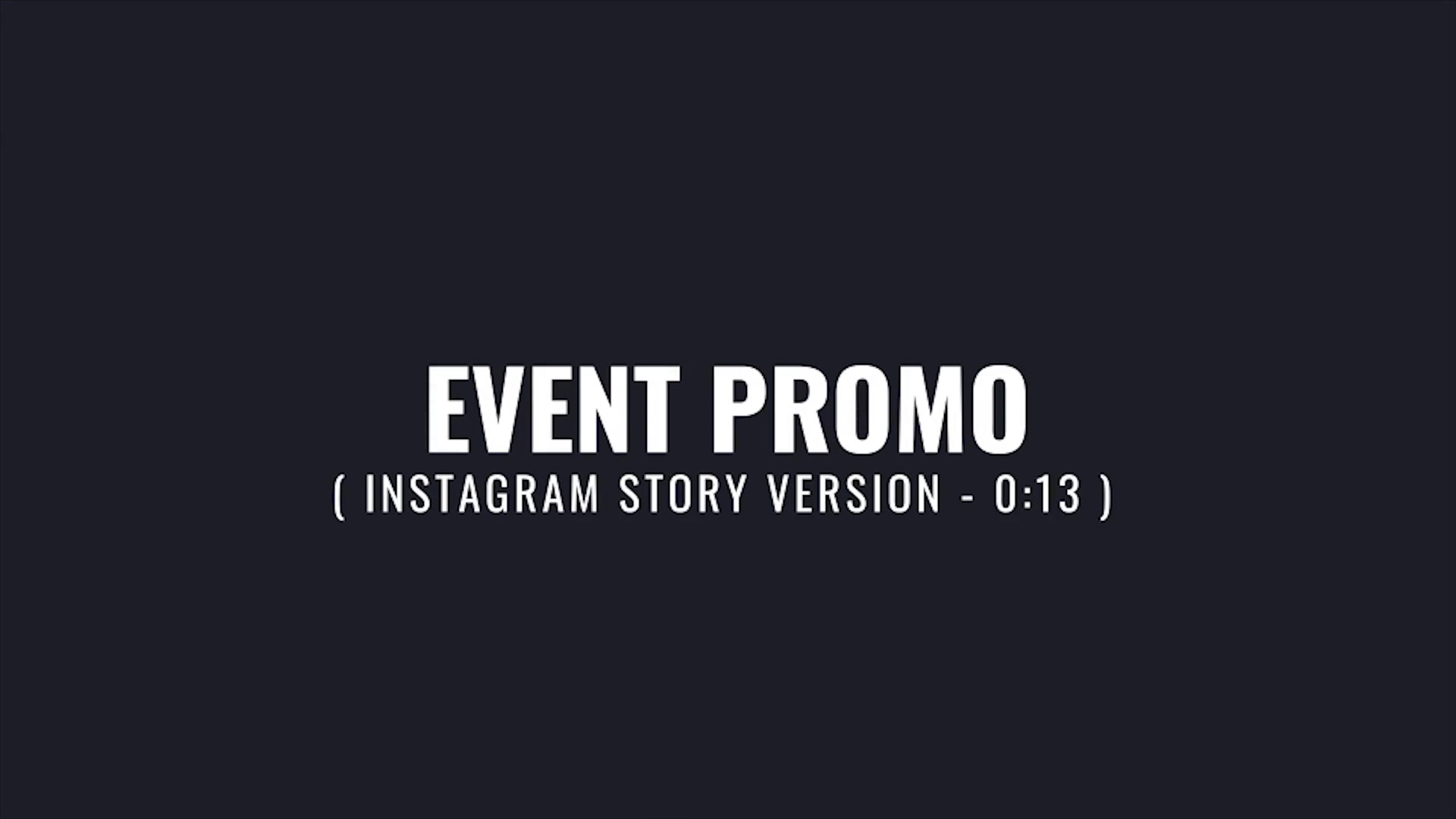 Event Promo Videohive 23525316 After Effects Image 11