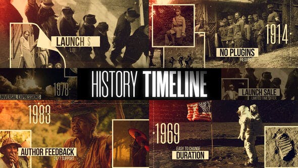 Events Cinematic History Timeline - Videohive 33323125 Download