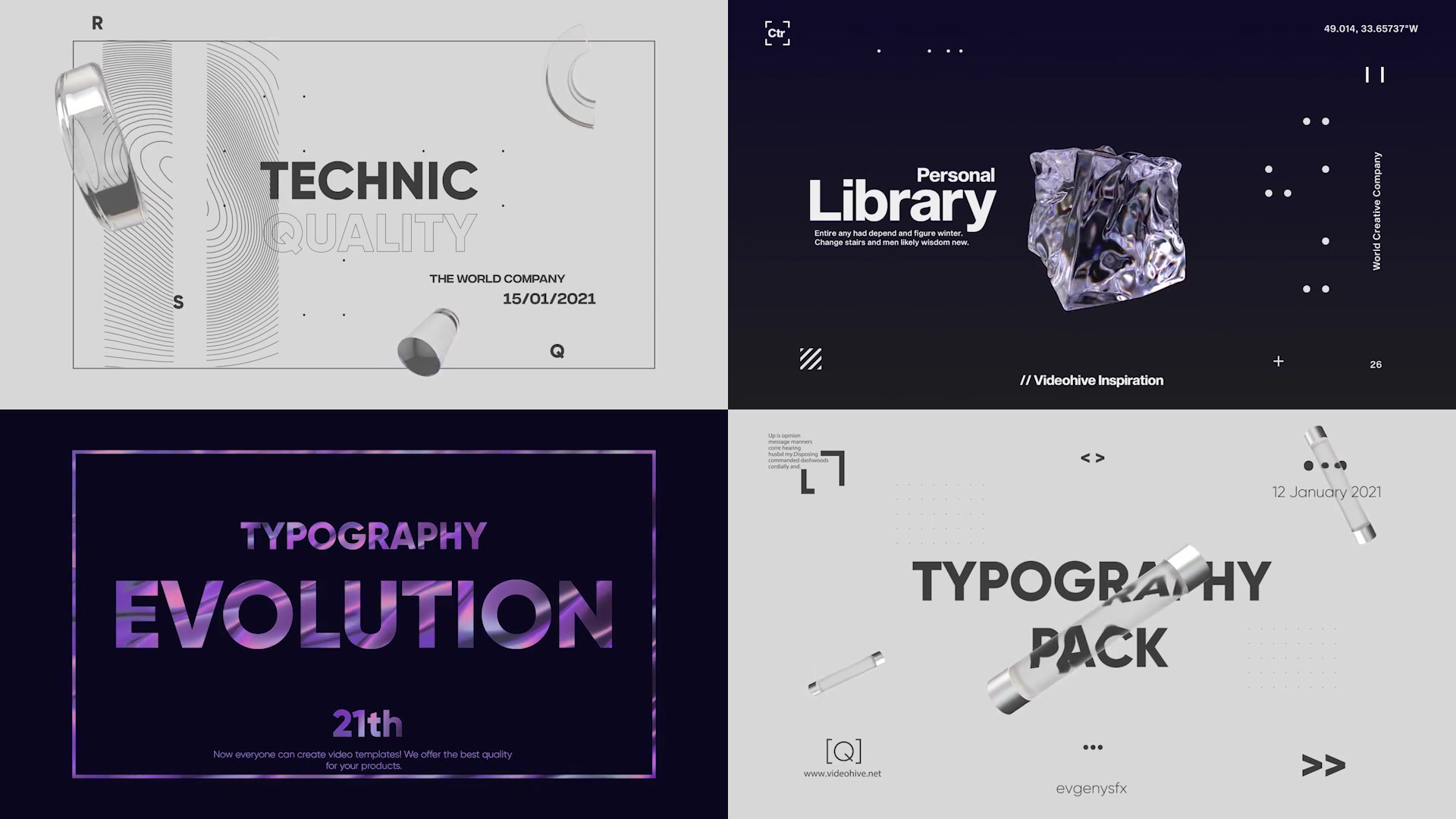 Evolution Typography | Media Videohive 30203514 Premiere Pro Image 5