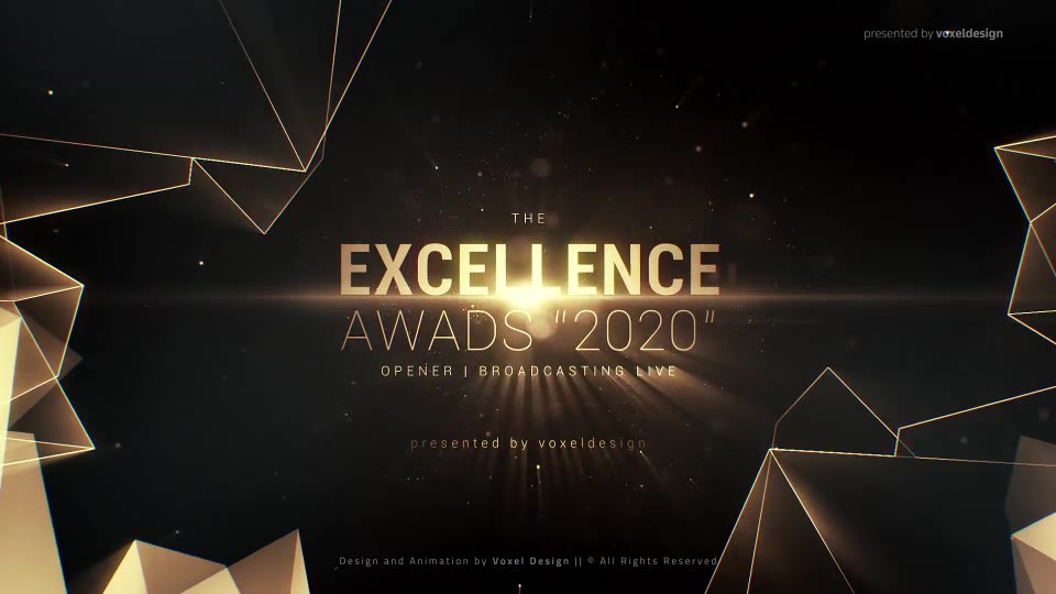 Excellence Awards Opener Videohive 24989239 After Effects Image 2