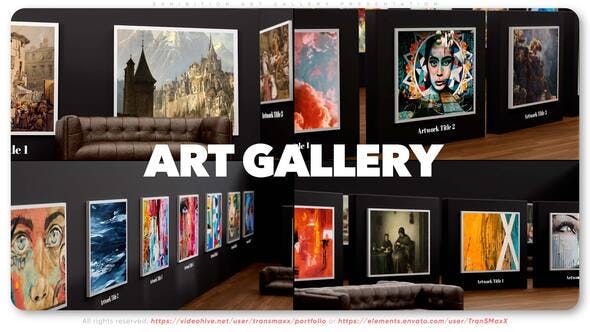 Exhibition Art Gallery Presentation - 38022743 Videohive Download