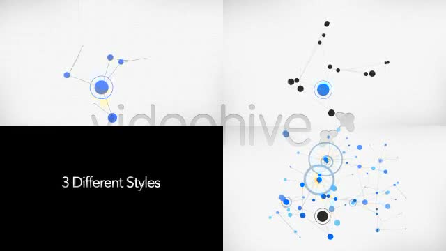 Expanding Computer Network Point Web 3 Styles Videohive 5356861 Motion Graphics Image 1