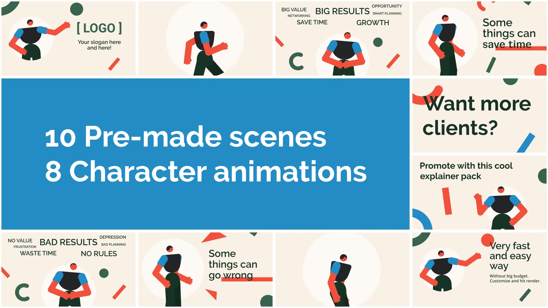 Explainer 2D Character Animation Pack Videohive 35544084 After Effects Image 7