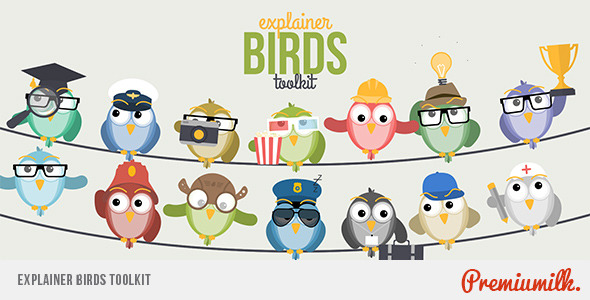 Explainer Birds Toolkit - Download Videohive 11365647