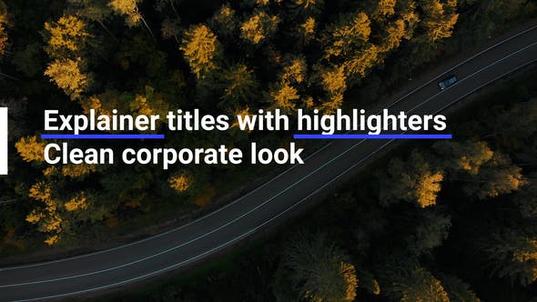 Explainer Highlight Titles - 36045547 Download Videohive