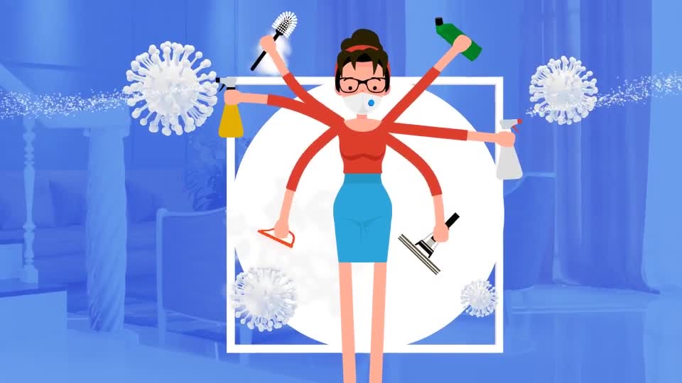 Explainer Video | Disinfection, Cleaning services Videohive 26675100 After Effects Image 1