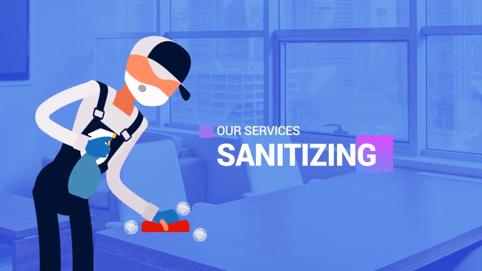 Explainer Video | Disinfection, Cleaning services Videohive 26675100 After Effects Image 5