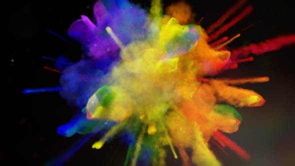 Exploding Colors Logo Reveal - Videohive Download 18587979