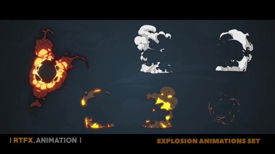Explosion 2D FX animations [After Effects] Videohive 36167491 After Effects Image 9