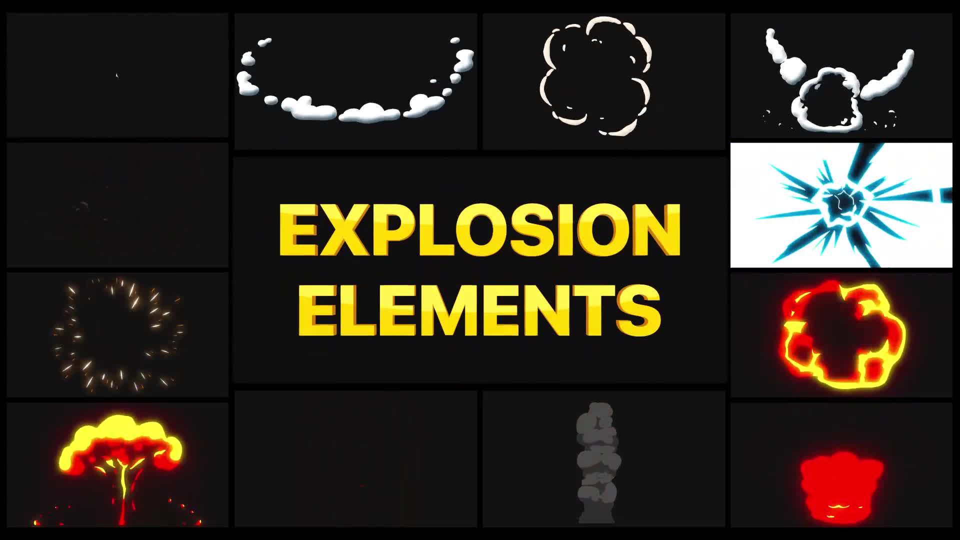 Explosion Elements | After Effects Videohive 28491064 After Effects Image 1