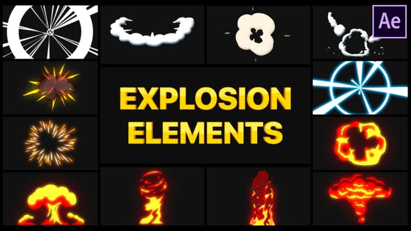 Explosion Elements | After Effects - 28491064 Videohive Download