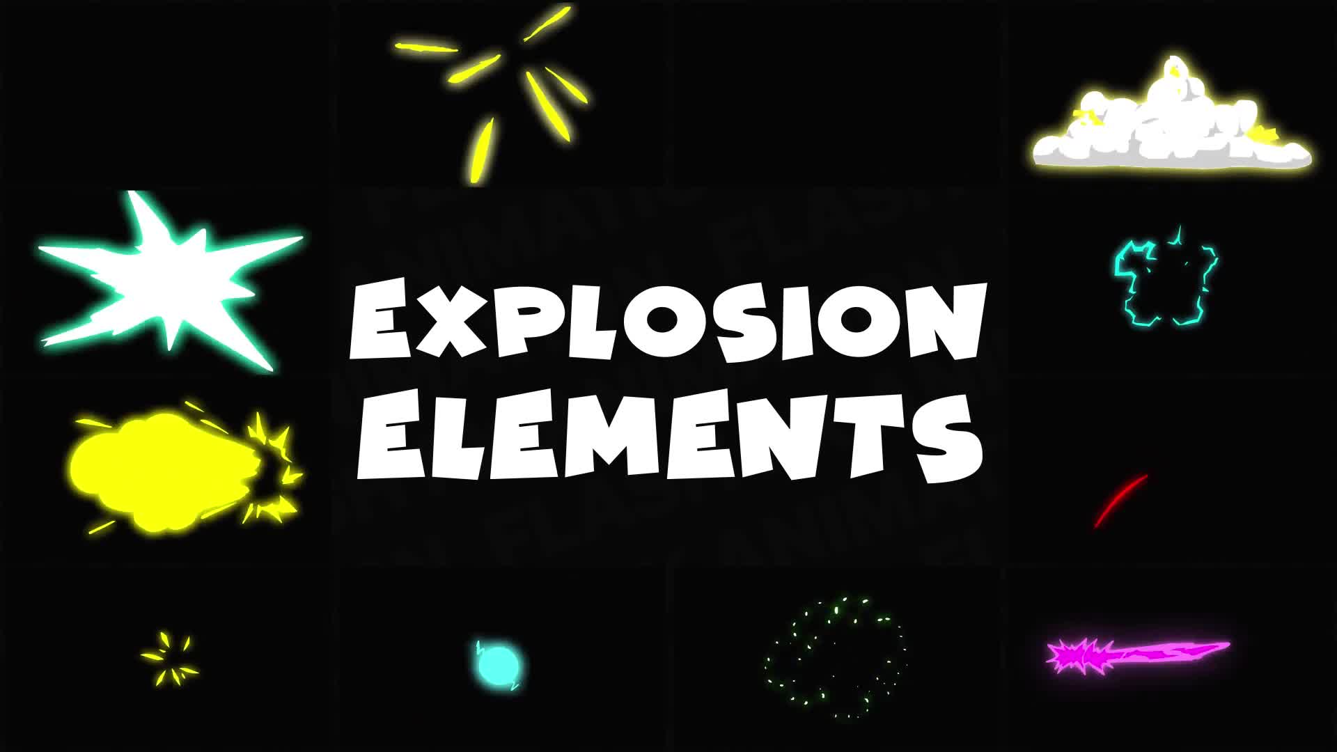Explosion Elements | After Effects Videohive 29001474 After Effects Image 1