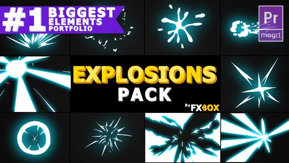 Explosion Elements Pack | Premiere Pro Motion Graphics Template - Download 23700778 Videohive