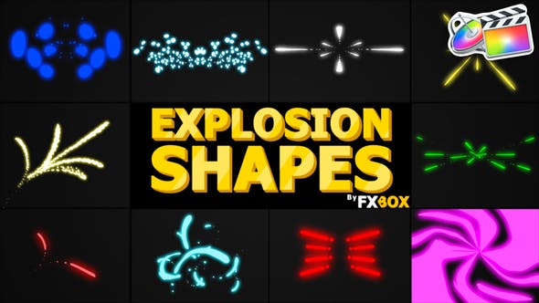 Explosion Shapes | FCPX - Videohive 28144057 Download