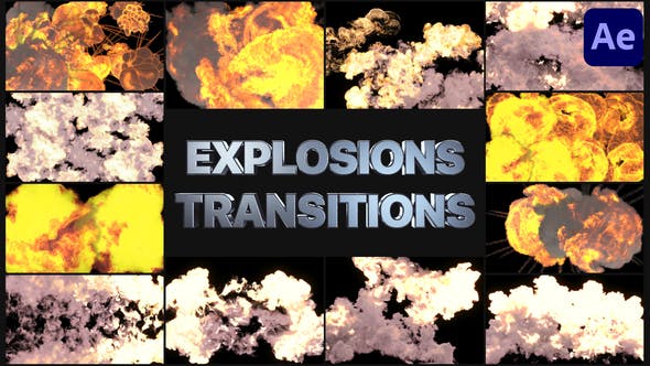 Explosion Transitions for After Effects - Download 37500780 Videohive
