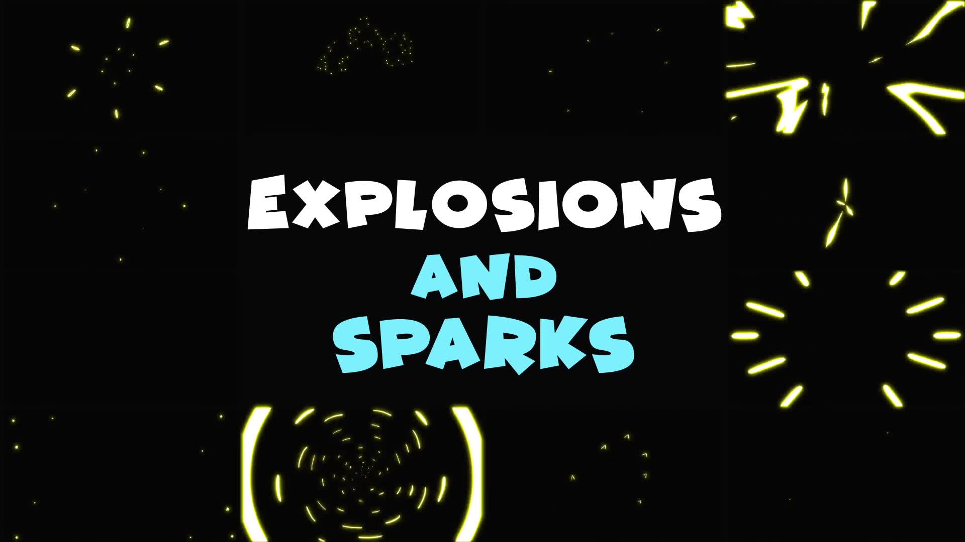 Explosions and Sparks | FCPX Videohive 36945805 Apple Motion Image 1