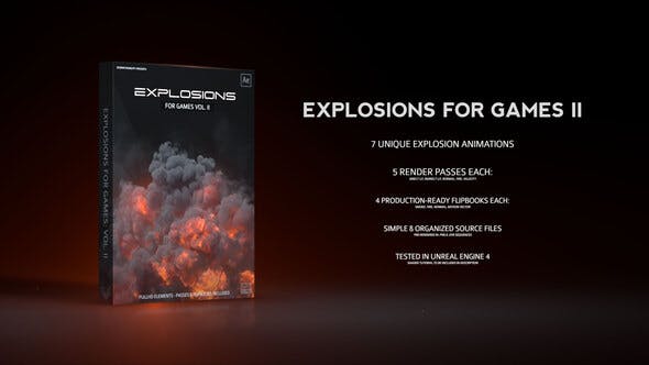 Explosions for Games Vol: II - 24941528 Download Videohive