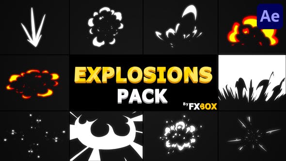 Explosions Pack | After Effects - Download Videohive 32368428
