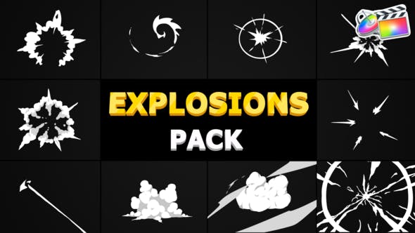 Explosions Pack | FCPX - 36503340 Videohive Download