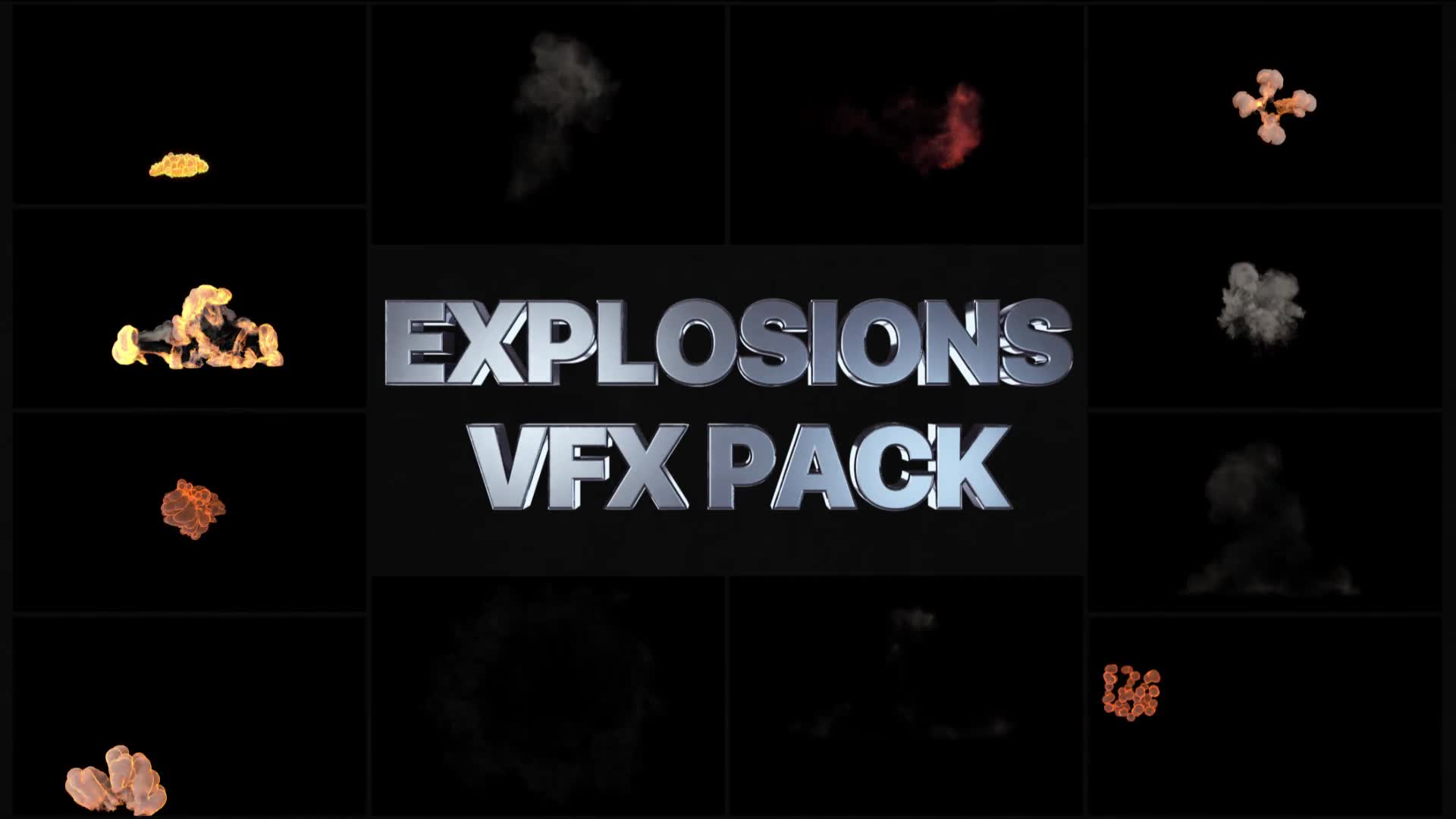Explosions Pack | Premiere Pro MOGRT Videohive 30962391 Premiere Pro Image 2