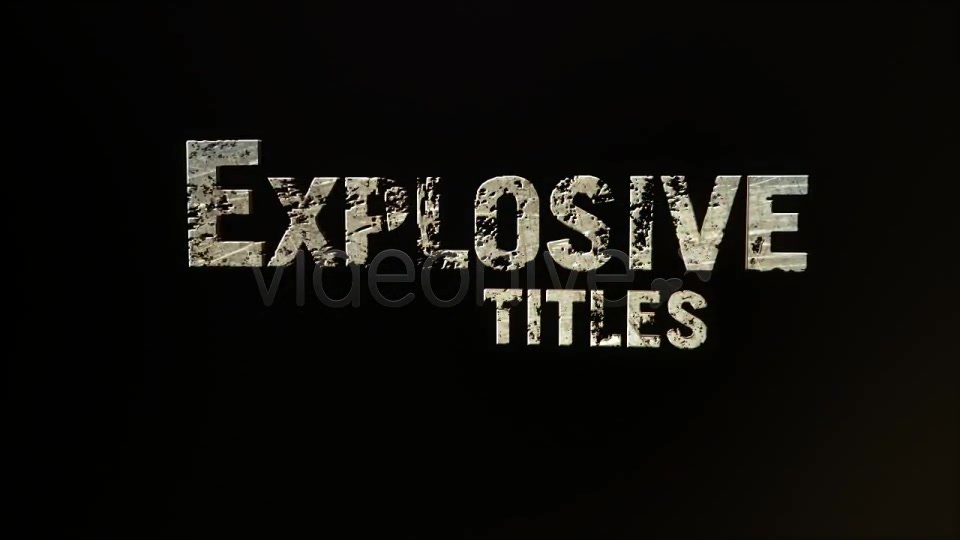 Explosive Titles Trailer HD - Download Videohive 98351