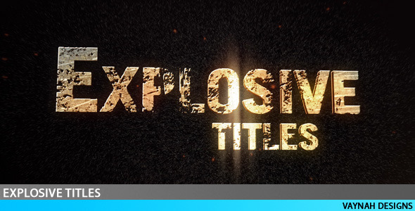 Explosive Titles Trailer HD - Download Videohive 98351