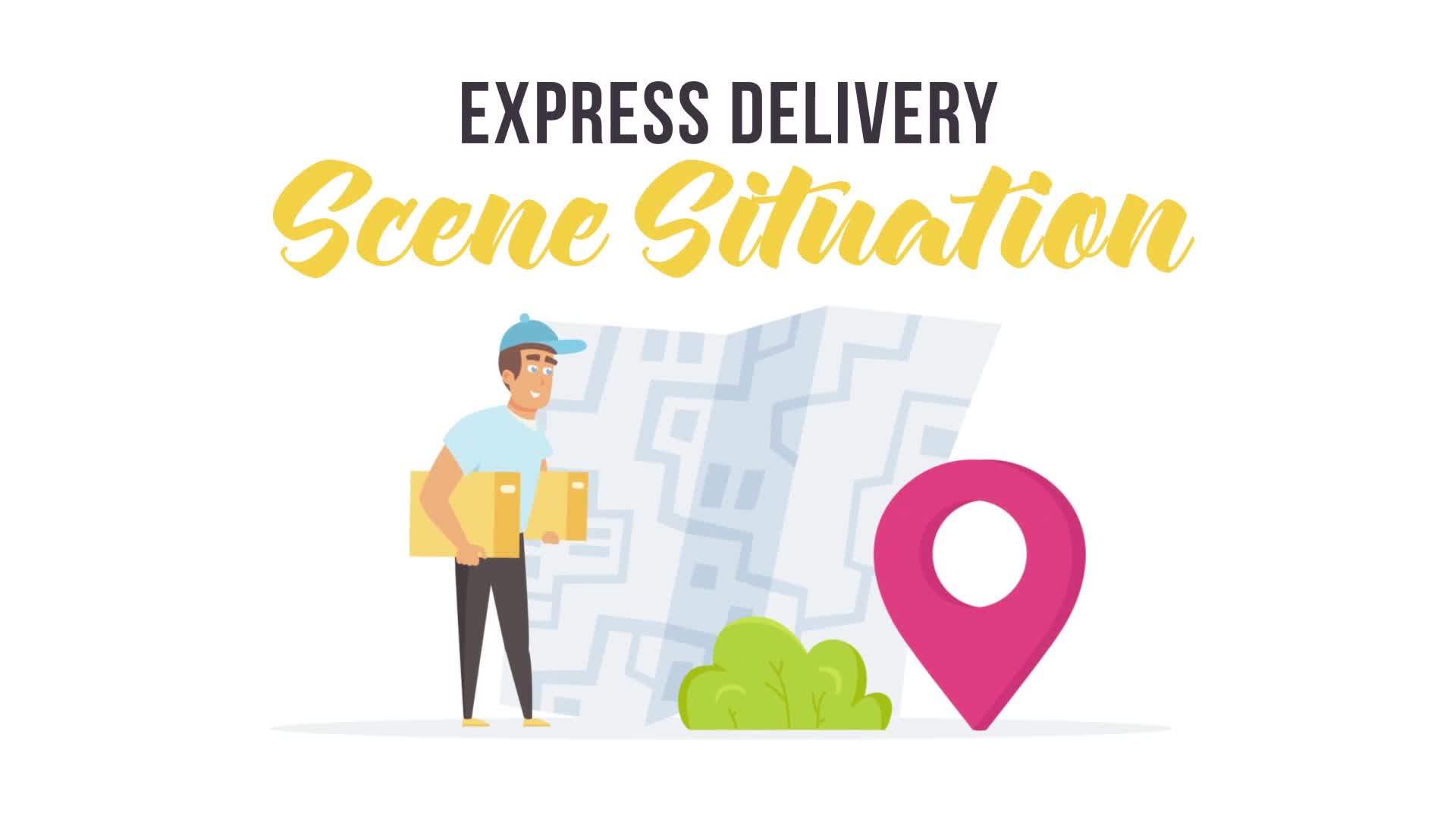 Express delivery Scene Situation Videohive 27597171 After Effects Image 1