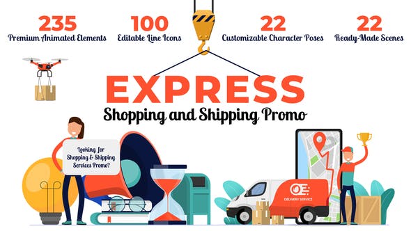 Express Shopping & Shipping Promo - Download 26851115 Videohive