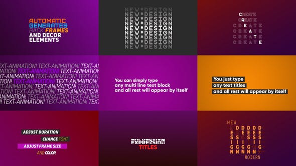 Expression Titles - 23602468 Download Videohive