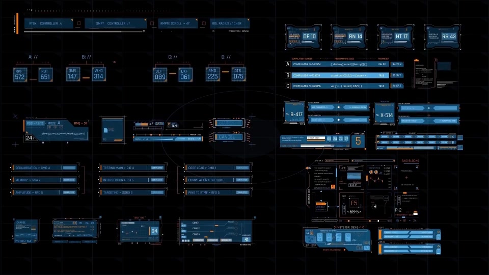 Extreme HUD Pack For Premiere Pro Videohive 29077306 Premiere Pro Image 7