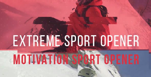 Extreme Sport Opener Motivation Sport Promo - 15261873 Videohive Download