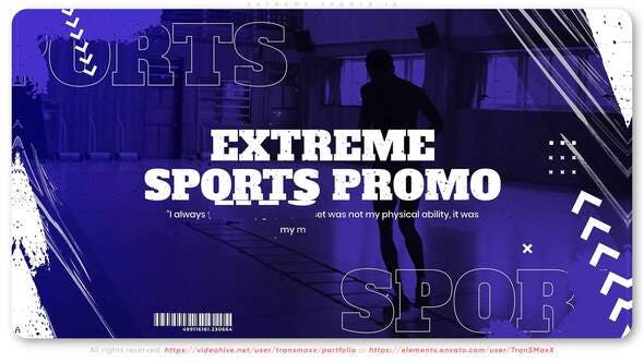 Extreme Sports ID | Muscular Promo - 33424276 Download Videohive