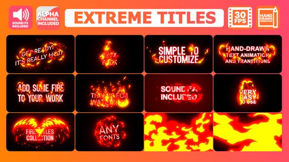 Extreme Titles | After Effects - 24329148 Videohive Download