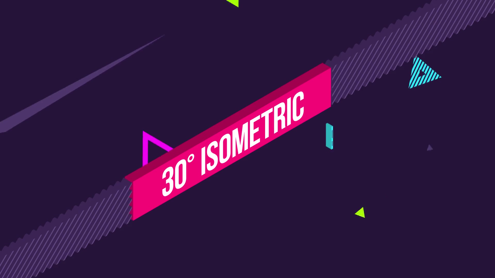 Extrude Isometric Titles Videohive 22445576 Premiere Pro Image 9