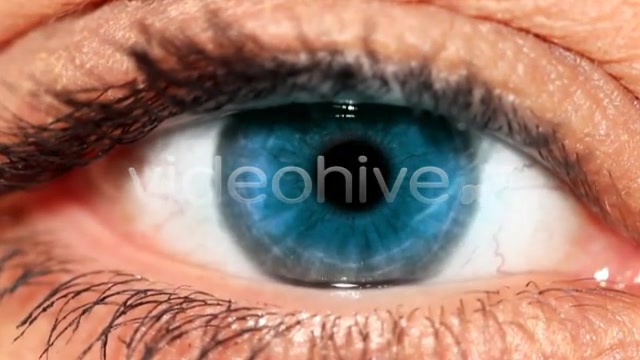 Eye Zoom In  Videohive 235970 Stock Footage Image 5