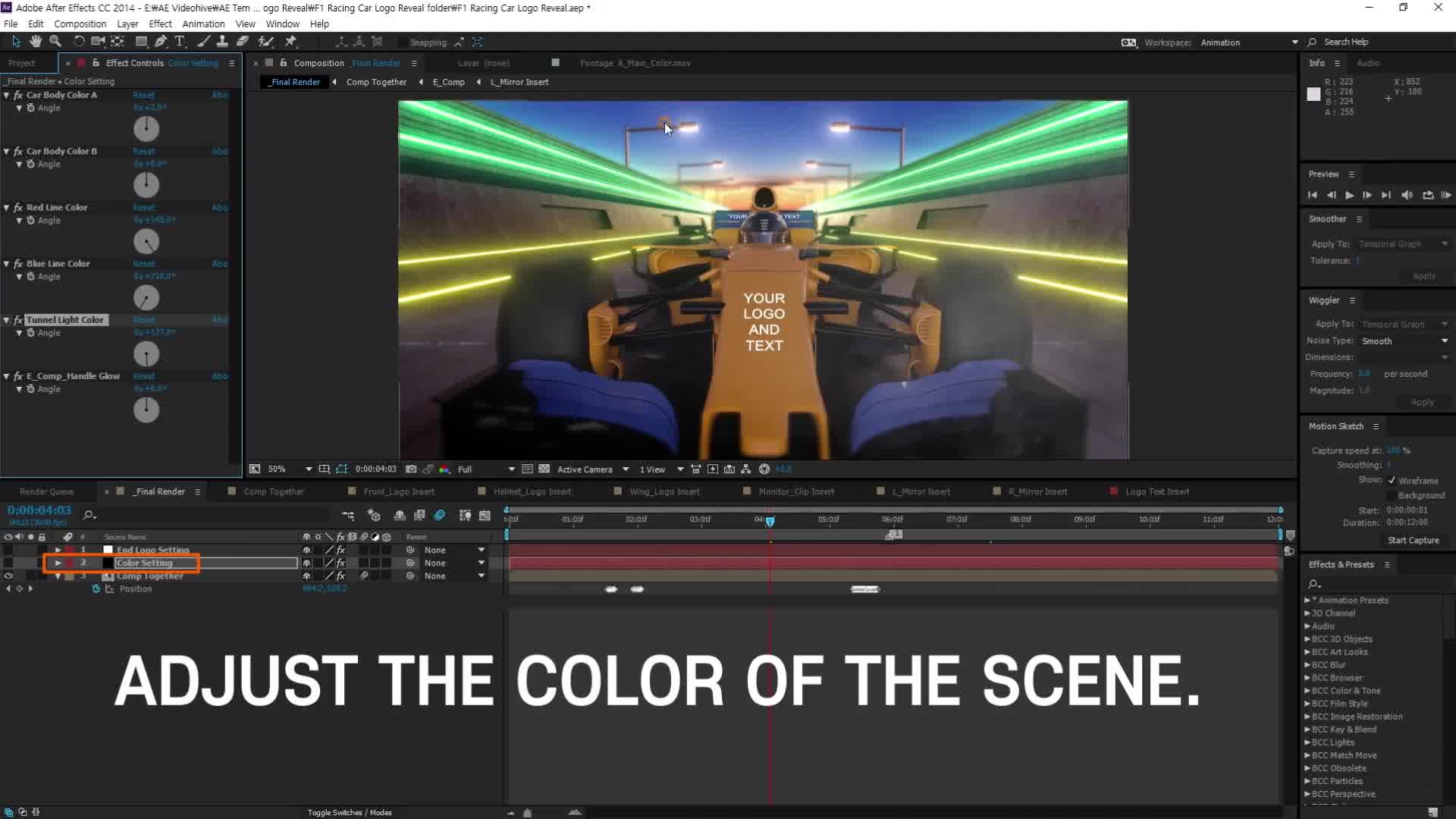 F1 Car Logo Reveal Videohive 33552844 After Effects Image 10