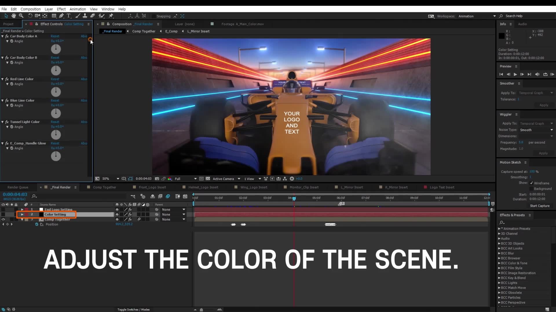 F1 Car Logo Reveal Videohive 33552844 After Effects Image 7