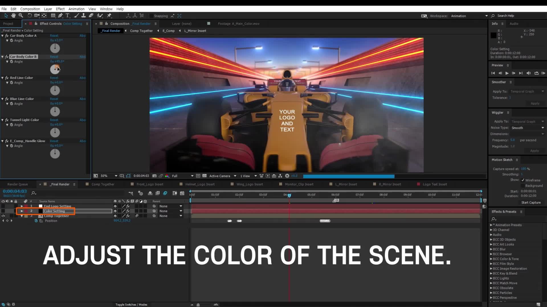 F1 Car Logo Reveal Videohive 33552844 After Effects Image 8