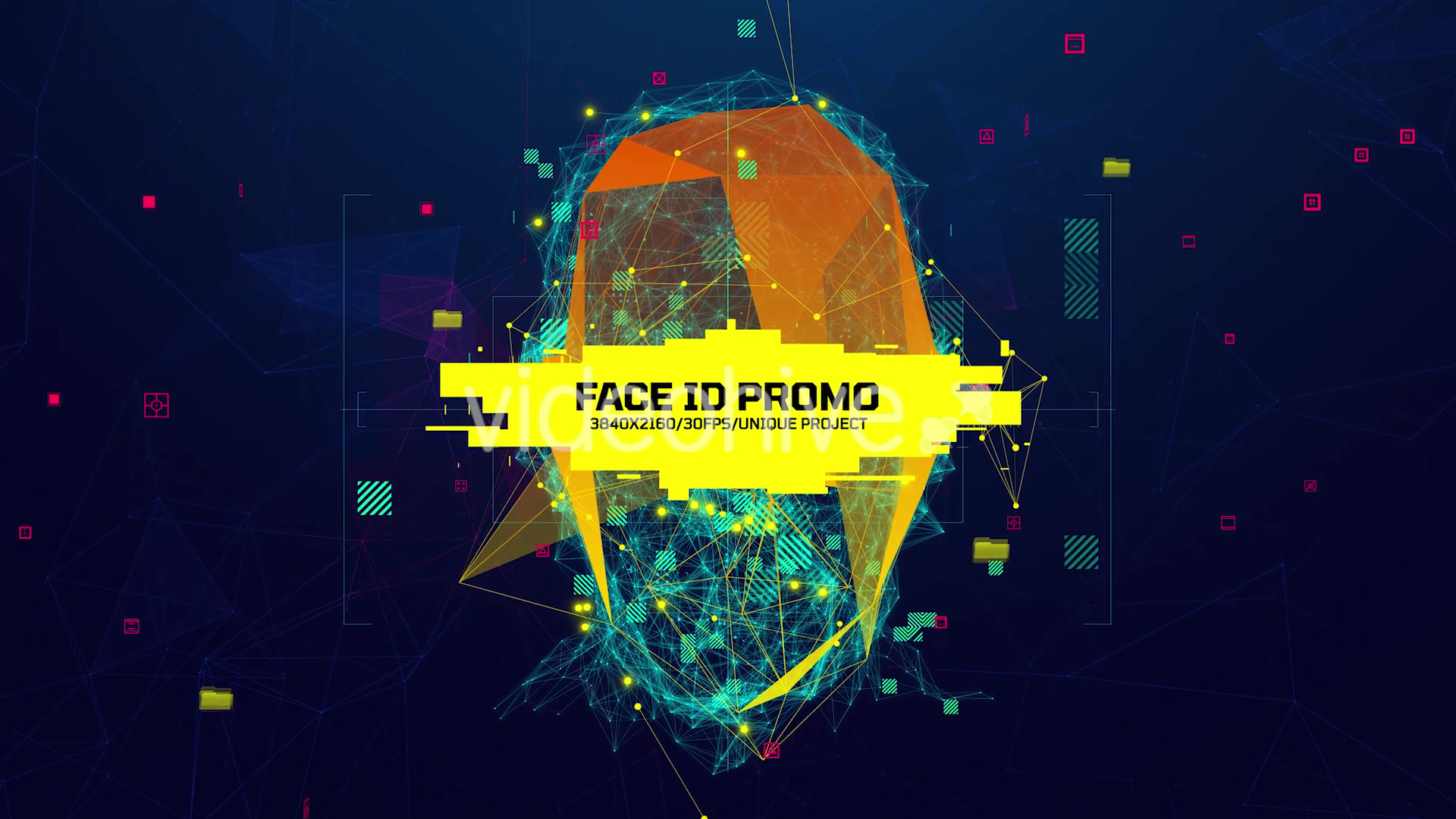 Face ID Promo/ Technology/ Sci fi/ Hi Tech/ Сamera/ Surveillance/ Security/ Guard/ Protection/ Scan Videohive 32952832 After Effects Image 5