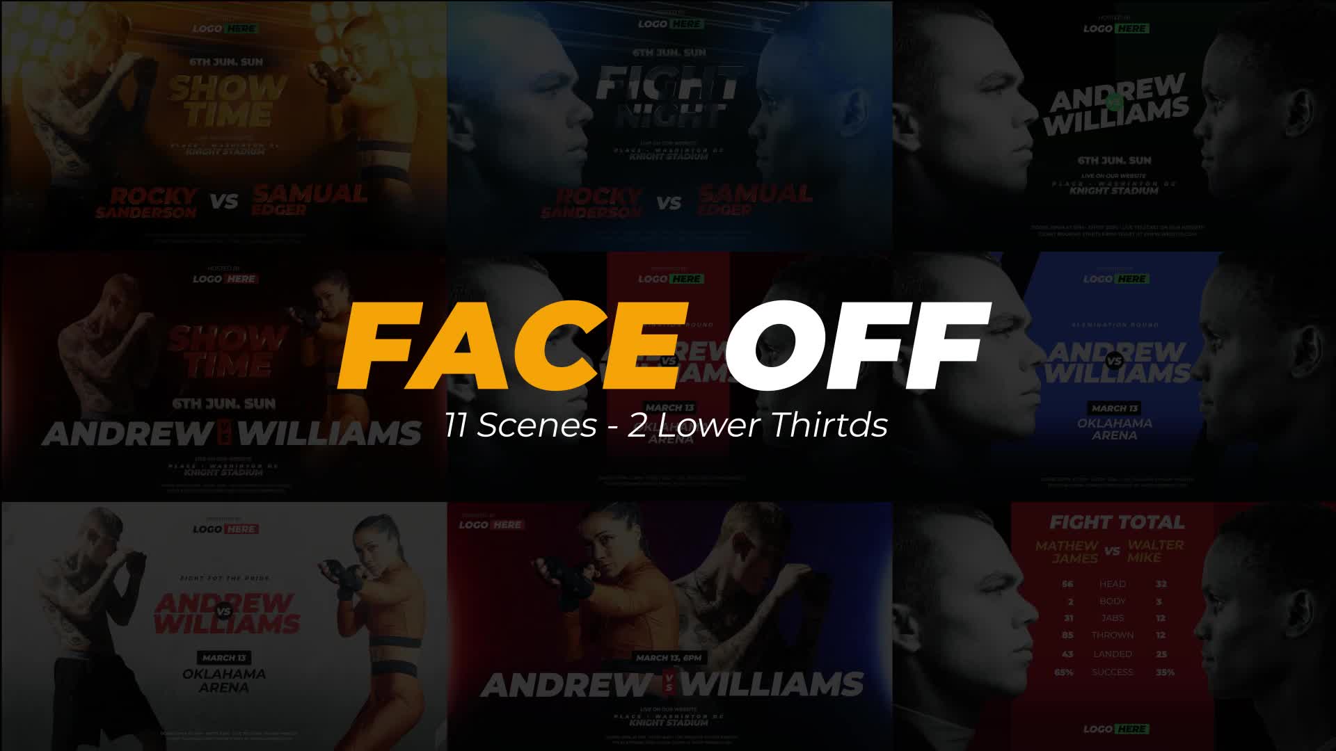 Face off Pack Videohive 38675396 After Effects Image 1