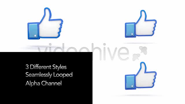 Facebook 3D Thumbs Up Like Icon - Download Videohive 6337347