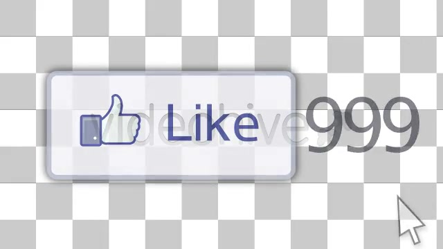 Facebook Liked Button Clicked 3 Styles + Alpha Videohive 1969780 Motion Graphics Image 11