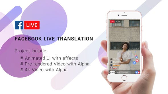 FaceBook Live Translation Stream - 22289820 Videohive Download