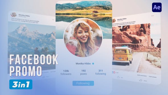 Facebook Promo | 3 in 1 - Videohive Download 35548413
