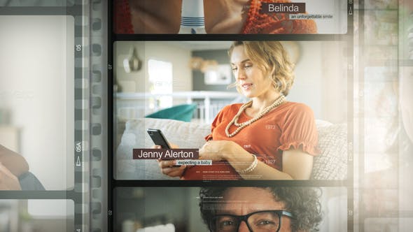 Faces From A Film Strip - Videohive 27774745 Download
