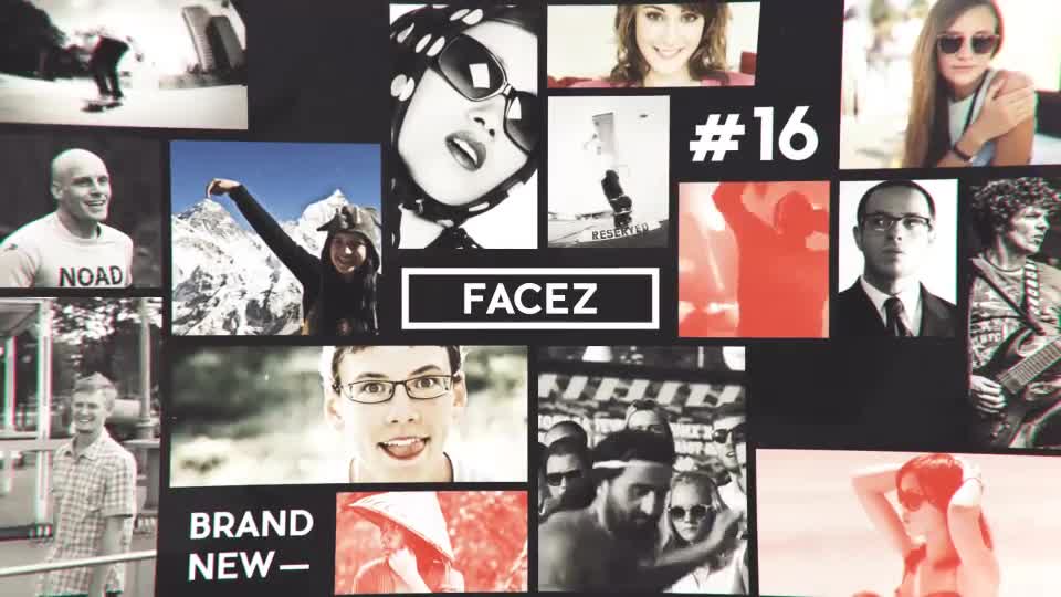 FaceZ Folio Glitch Opener Videohive 12934392 After Effects Image 1