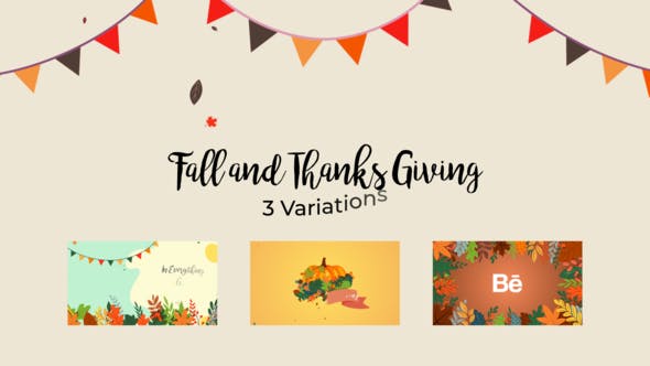 Fall and Thanksgiving Reveal - Videohive Download 29366239